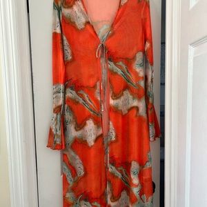 Vintage inspired long shrug